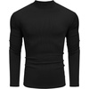 image:imageCOOFANDY Mens Mock Turtleneck Long Sleeve Shirts Slim Fit Basic TShirt Lightweight Ribbed Pullover Sweater1 Packblack