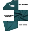 image:imageCOOFANDY Mens Mock Turtleneck Long Sleeve Shirts Slim Fit Basic TShirt Lightweight Ribbed Pullover Sweater1 Packgreen