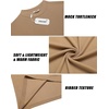image:imageCOOFANDY Mens Mock Turtleneck Long Sleeve Shirts Slim Fit Basic TShirt Lightweight Ribbed Pullover Sweater1 Packkhaki