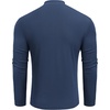 image:imageCOOFANDY Mens Mock Turtleneck Long Sleeve Shirts Slim Fit Basic TShirt Lightweight Ribbed Pullover Sweater1 Packnavy Blue