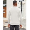 image:imageCOOFANDY Mens Mock Turtleneck Long Sleeve Shirts Slim Fit Basic TShirt Lightweight Ribbed Pullover Sweater1 Packwhite