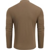 image:imageCOOFANDY Mens Mock Turtleneck Long Sleeve Shirts Slim Fit Basic TShirt Lightweight Ribbed Pullover Sweater2 Packblack  Brown