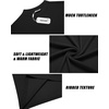 image:imageCOOFANDY Mens Mock Turtleneck Long Sleeve Shirts Slim Fit Basic TShirt Lightweight Ribbed Pullover Sweater2 Packblack  White