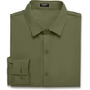 image:imageCOOFANDY Mens Muscle Fit Dress Shirts WrinkleFree Long Sleeve Casual Button Down ShirtsArmy Green