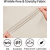 image:imageCOOFANDY Mens Muscle Fit Dress Shirts WrinkleFree Long Sleeve Casual Button Down ShirtsBeige