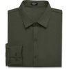 image:imageCOOFANDY Mens Muscle Fit Dress Shirts WrinkleFree Long Sleeve Casual Button Down ShirtsOlive Green