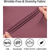 image:imageCOOFANDY Mens Muscle Fit Dress Shirts WrinkleFree Long Sleeve Casual Button Down ShirtsRed Purple