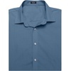 image:imageCOOFANDY Mens Muscle Fit Dress Shirts WrinkleFree Short Sleeve Casual Button Down ShirtGrey Blue