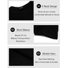 image:imageCOOFANDY Mens Muscle T Shirts Stretch Short Sleeve V Neck Bodybuilding Workout Tee Shirts Ribbed Knit Shirt01black