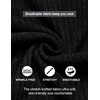 image:imageCOOFANDY Mens Muscle T Shirts Stretch Short Sleeve V Neck Bodybuilding Workout Tee Shirts Ribbed Knit Shirt01black