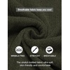 image:imageCOOFANDY Mens Muscle T Shirts Stretch Short Sleeve V Neck Bodybuilding Workout Tee Shirts Ribbed Knit ShirtArmy Green
