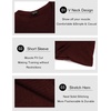 image:imageCOOFANDY Mens Muscle T Shirts Stretch Short Sleeve V Neck Bodybuilding Workout Tee Shirts Ribbed Knit ShirtWine RedDark Grey2 Pack