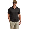 image:imageCOOFANDY Mens Polo Shirt Short Sleeve Quick Dry Tactical Shirts Golf Polos Collared Work Shirts for Men with Pocket01black