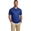 image:imageCOOFANDY Mens Polo Shirt Short Sleeve Quick Dry Tactical Shirts Golf Polos Collared Work Shirts for Men with PocketBlue