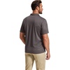 image:imageCOOFANDY Mens Polo Shirt Short Sleeve Quick Dry Tactical Shirts Golf Polos Collared Work Shirts for Men with PocketDark Grey
