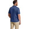 image:imageCOOFANDY Mens Polo Shirt Short Sleeve Quick Dry Tactical Shirts Golf Polos Collared Work Shirts for Men with PocketDenim Blue