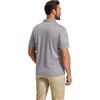 image:imageCOOFANDY Mens Polo Shirt Short Sleeve Quick Dry Tactical Shirts Golf Polos Collared Work Shirts for Men with PocketLight Grey
