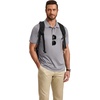 image:imageCOOFANDY Mens Polo Shirt Short Sleeve Quick Dry Tactical Shirts Golf Polos Collared Work Shirts for Men with PocketLight Grey