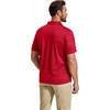 image:imageCOOFANDY Mens Polo Shirt Short Sleeve Quick Dry Tactical Shirts Golf Polos Collared Work Shirts for Men with PocketRed