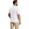 image:imageCOOFANDY Mens Polo Shirt Short Sleeve Quick Dry Tactical Shirts Golf Polos Collared Work Shirts for Men with PocketWhite