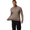 image:imageCOOFANDY Mens Quarter Zip Pullover Long Sleeve Sweatshirt 14 Zip Golf Shirt Winter Fleece Lined Thermal PulloverBrown