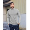 image:imageCOOFANDY Mens Quarter Zip Pullover Shirts Long Sleeve Sun Protection UPF 50 Rash Guard Athletic Golf Running ShirtLight Grey