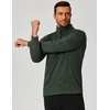 image:imageCOOFANDY Mens Quarter Zip Shirts Workout Fleece Lined Lightweight Long Sleeve Pullover SweatshirtsArmy Green