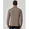 image:imageCOOFANDY Mens Quarter Zip Shirts Workout Fleece Lined Lightweight Long Sleeve Pullover SweatshirtsBrown