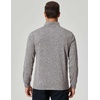 image:imageCOOFANDY Mens Quarter Zip Shirts Workout Fleece Lined Lightweight Long Sleeve Pullover SweatshirtsLight Grey