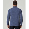 image:imageCOOFANDY Mens Quarter Zip Shirts Workout Fleece Lined Lightweight Long Sleeve Pullover SweatshirtsNavy Blue