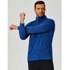 image:imageCOOFANDY Mens Quarter Zip Shirts Workout Fleece Lined Lightweight Long Sleeve Pullover SweatshirtsSky Blue