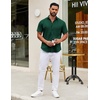 image:imageCOOFANDY Mens Short Sleeve Casual Button Down Shirts Summer Untucked Dress Shirts with PocketPonderosa Pine