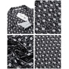 image:imageCOOFANDY Mens Short Sleeve Casual Button Down Shirts Summer Untucked Dress Shirts with PocketWhite Floralblack