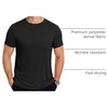 image:imageCOOFANDY Mens Short Sleeve TShirts Crew Neck Casual Summer T Shirts 13 Pack Basic Tee ShirtAblack 1pack