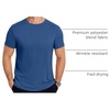 image:imageCOOFANDY Mens Short Sleeve TShirts Crew Neck Casual Summer T Shirts 13 Pack Basic Tee ShirtAdark Blue 1pack