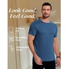 image:imageCOOFANDY Mens Short Sleeve TShirts Crew Neck Casual Summer T Shirts 13 Pack Basic Tee ShirtAdark Blue 1pack