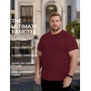 image:imageCOOFANDY Mens Short Sleeve TShirts Crew Neck Casual Summer T Shirts 13 Pack Basic Tee ShirtAdark Red 1pack