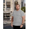 image:imageCOOFANDY Mens Short Sleeve TShirts Crew Neck Casual Summer T Shirts 13 Pack Basic Tee ShirtAlight Grey 1pack