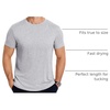 image:imageCOOFANDY Mens Short Sleeve TShirts Crew Neck Casual Summer T Shirts 13 Pack Basic Tee ShirtAlight Grey 1pack
