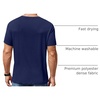 image:imageCOOFANDY Mens Short Sleeve TShirts Crew Neck Casual Summer T Shirts 13 Pack Basic Tee ShirtAnavy Blue 1pack