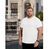 image:imageCOOFANDY Mens Short Sleeve TShirts Crew Neck Casual Summer T Shirts 13 Pack Basic Tee ShirtAwhite 1pack