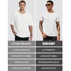 image:imageCOOFANDY Mens Short Sleeve TShirts Crew Neck Casual Summer T Shirts 13 Pack Basic Tee ShirtAwhite 1pack
