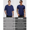 image:imageCOOFANDY Mens Short Sleeve TShirts Crew Neck Casual Summer T Shirts 13 Pack Basic Tee ShirtB BlackNavy Blue 2 Pack