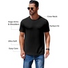 image:imageCOOFANDY Mens Short Sleeve TShirts Crew Neck Casual Summer T Shirts 13 Pack Basic Tee ShirtC Black 3 Pack
