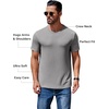 image:imageCOOFANDY Mens Short Sleeve TShirts Crew Neck Casual Summer T Shirts 13 Pack Basic Tee ShirtC BlackDark GreyKhaki 3 Pack