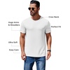 image:imageCOOFANDY Mens Short Sleeve TShirts Crew Neck Casual Summer T Shirts 13 Pack Basic Tee ShirtC White 3 Pack