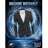 image:imageCOOFANDY Mens Smart Wash Blazer Regular Fit Cotton Sport Coat Casual Suit JacketBlack