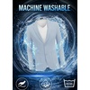image:imageCOOFANDY Mens Smart Wash Blazer Regular Fit Cotton Sport Coat Casual Suit JacketBlue