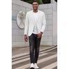 image:imageCOOFANDY Mens Smart Wash Blazer Regular Fit Cotton Sport Coat Casual Suit JacketWhite