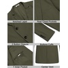 image:imageCOOFANDY Mens Sport Coat Casual Slim Fit Blazer Jacket Lightweight Two Button Suit JacketsArmy Green
